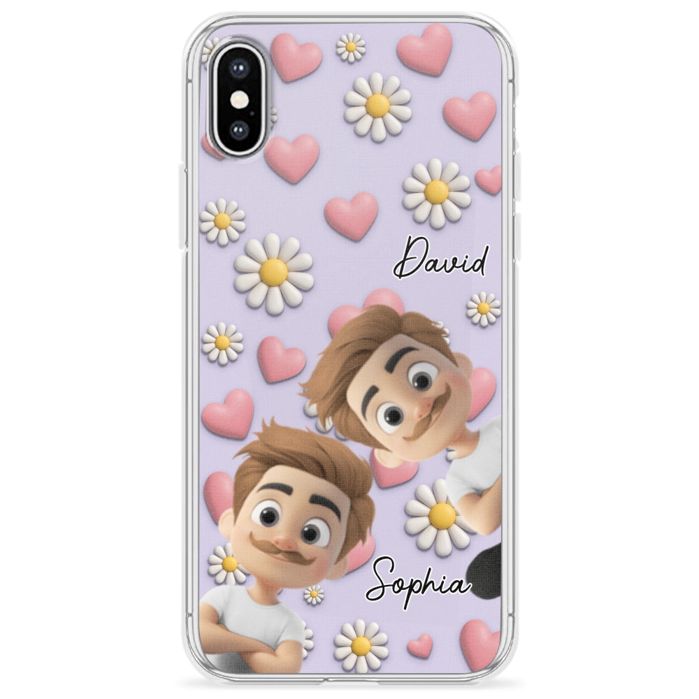 Grandkids Over Everything - Personalized Custom 3D Effect Phone Case