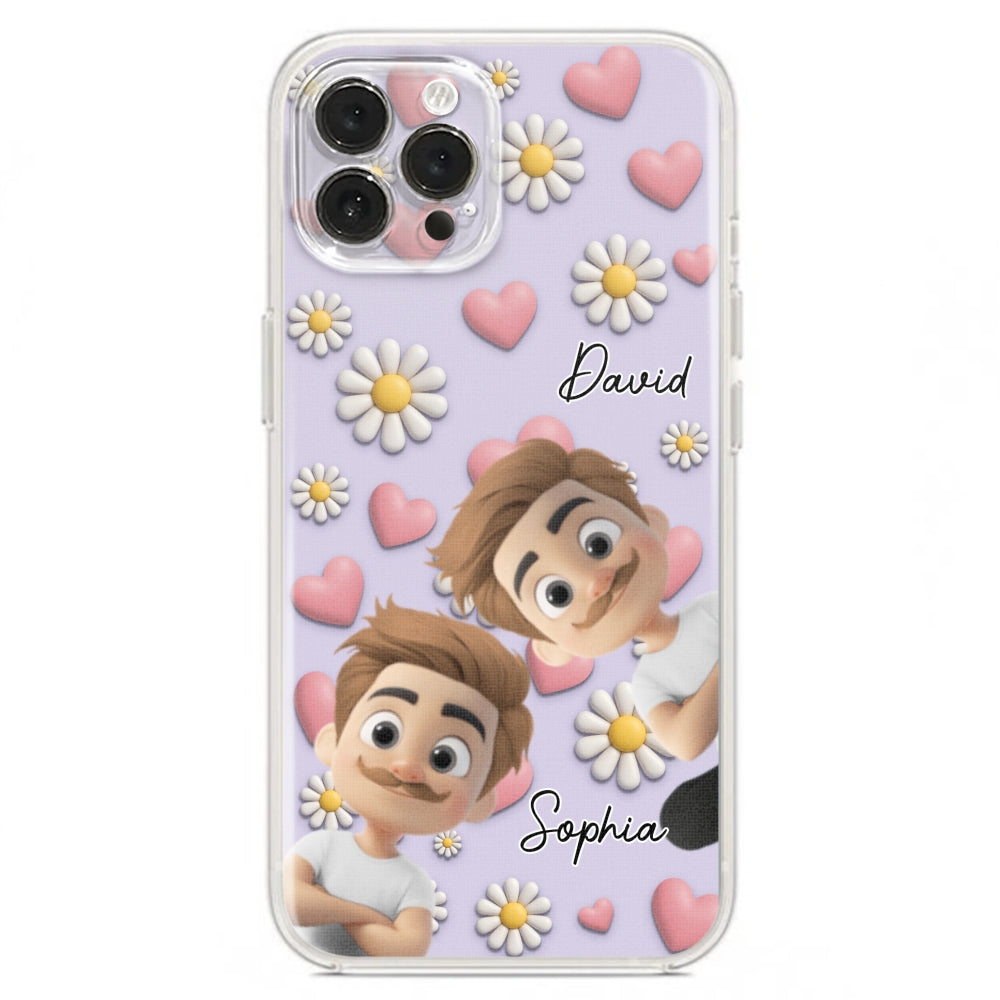 Grandkids Over Everything - Personalized Custom 3D Effect Phone Case