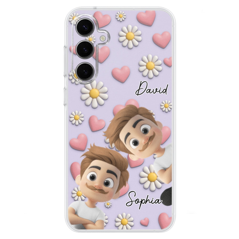 Grandkids Over Everything - Personalized Custom 3D Effect Phone Case