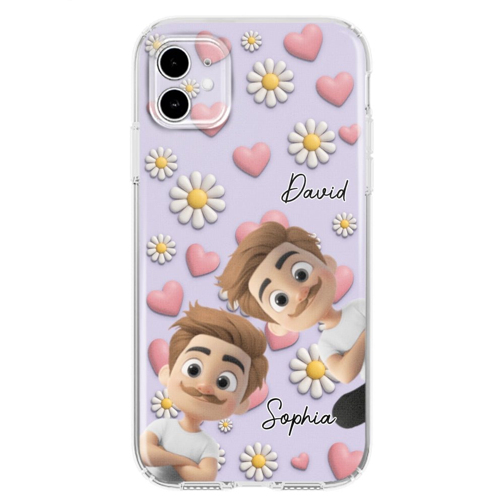 Grandkids Over Everything - Personalized Custom 3D Effect Phone Case