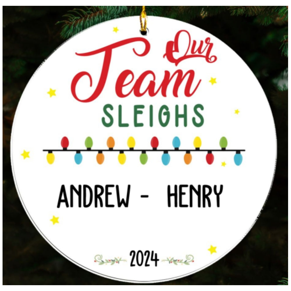 Best Teammate - Personalized Custom Acrylic Ornament