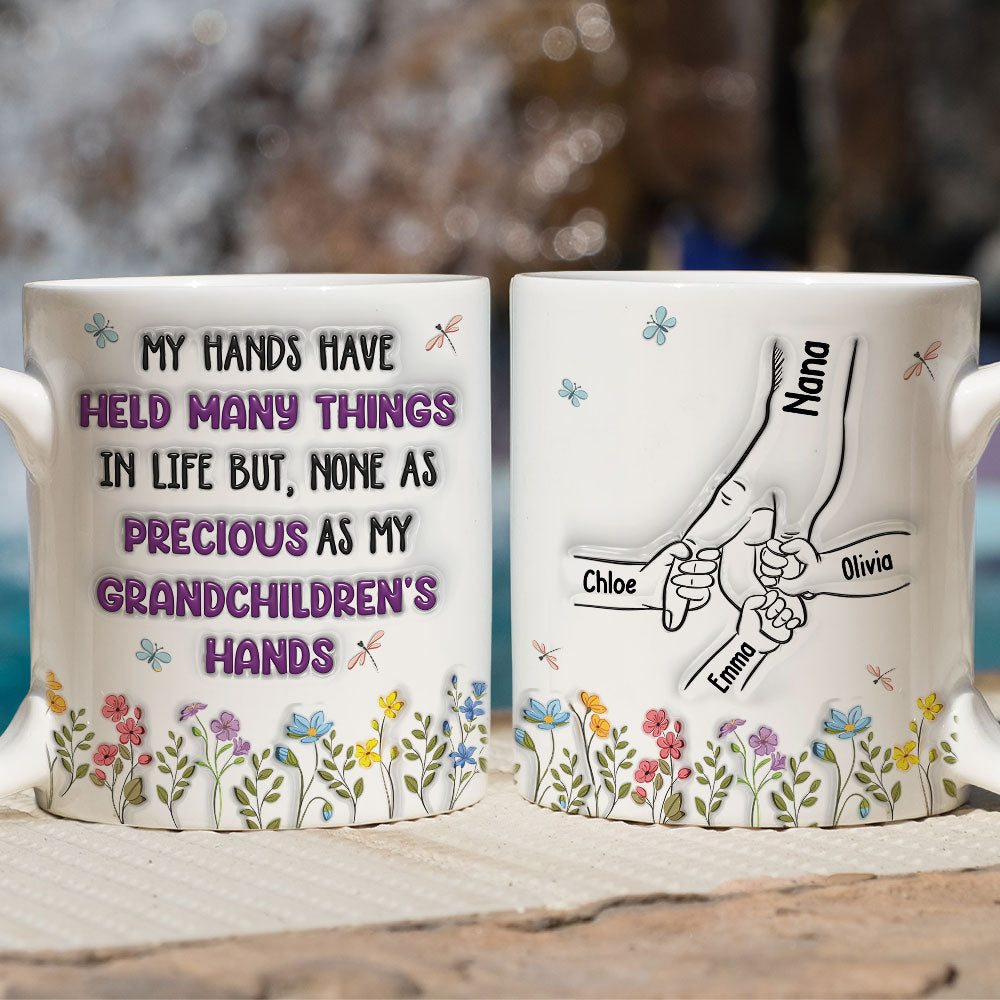 My Grandma Makes Life Brighter - Personalized Custom 3D Inflated Effect Mug