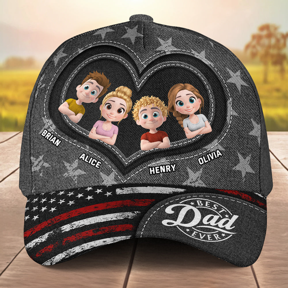 Greatest Dad Of All Time - Personalized Custom Classic Cap