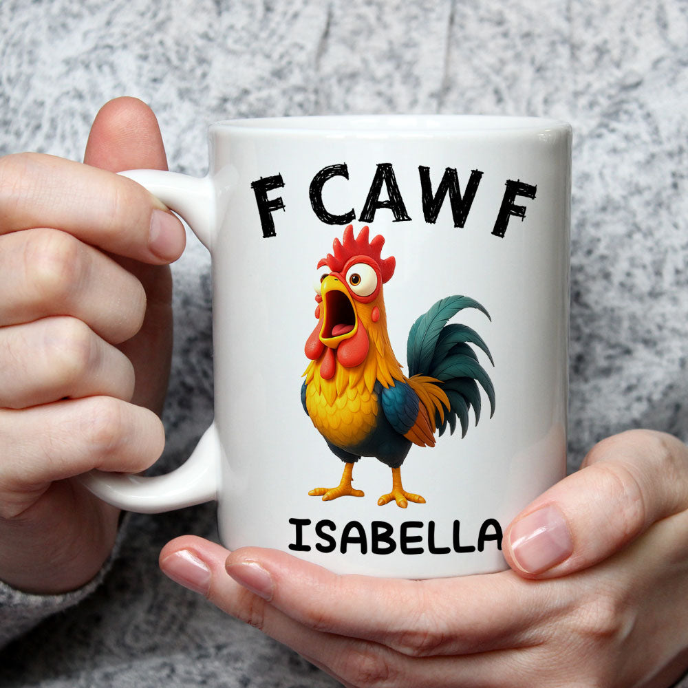Fueled By Pure Cawfee Power - Personalized Custom Coffee Mug