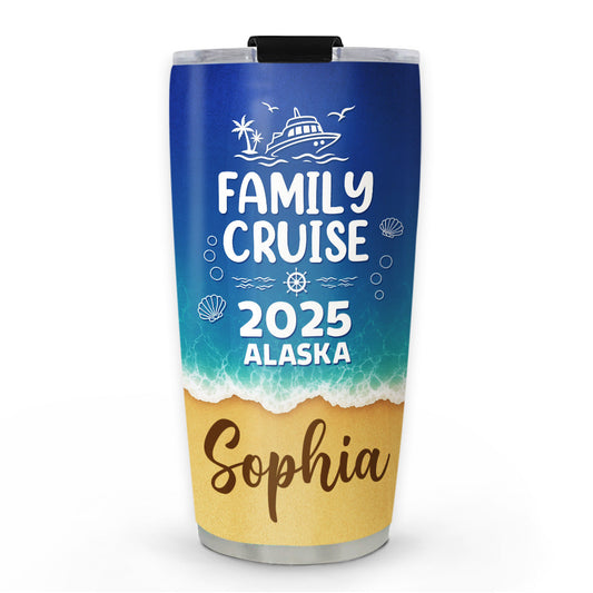 Family Cruise - Personalized Custom Tumbler
