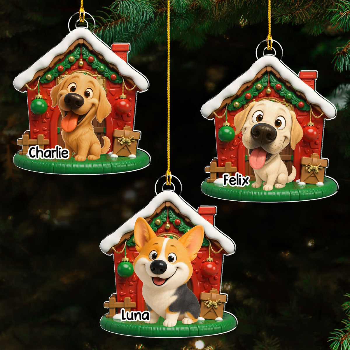 My Own Place - Personalized Custom 3D Effect Acrylic Ornament