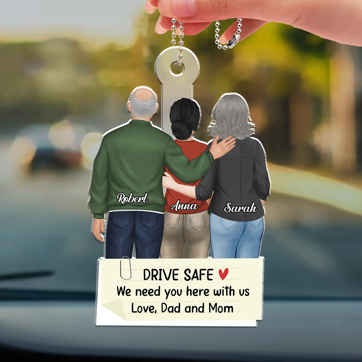 I Need You Here - Personalized Custom Car Ornament