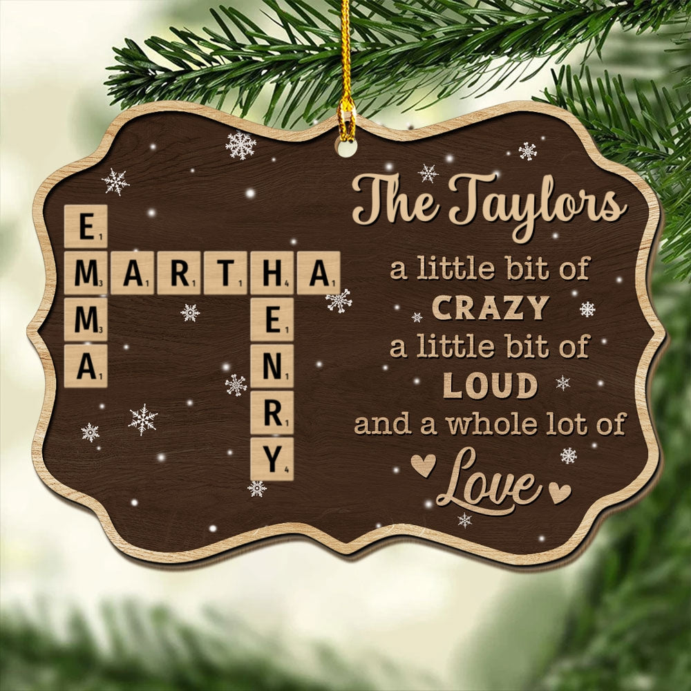 This Is My Family - Personalized Custom Wood Ornament