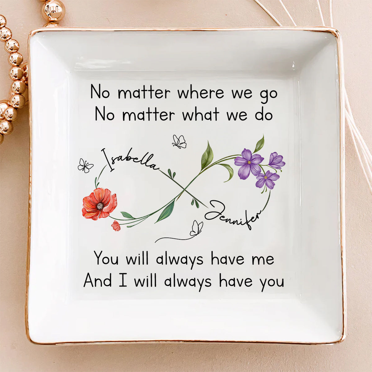 Bestie Always Have You - Personalized Custom Jewelry Dish