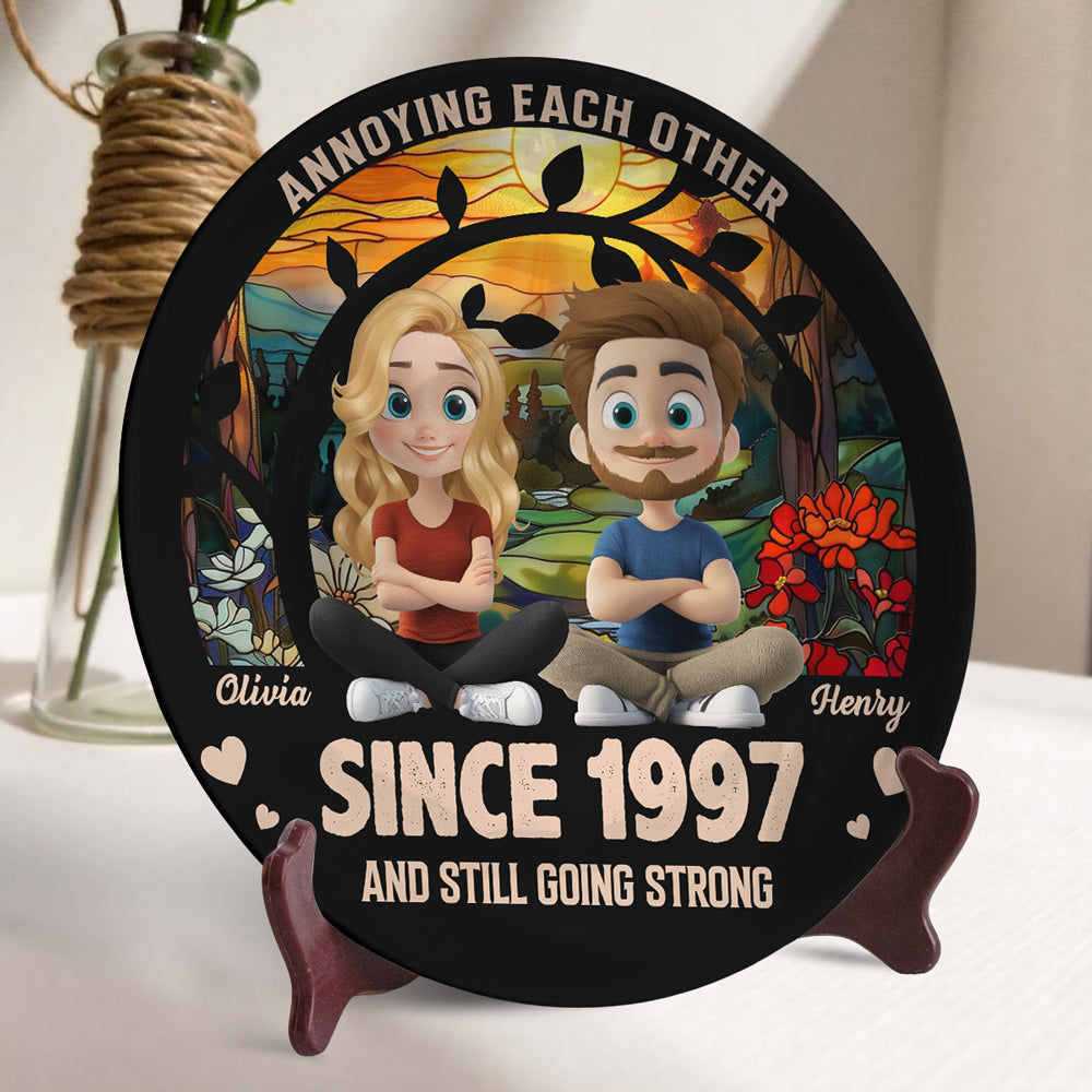 Love You Forever - Personalized Custom Ceramic Plate