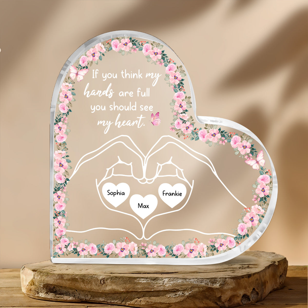 You Should See My Heart - Personalized Custom Acrylic Plaque