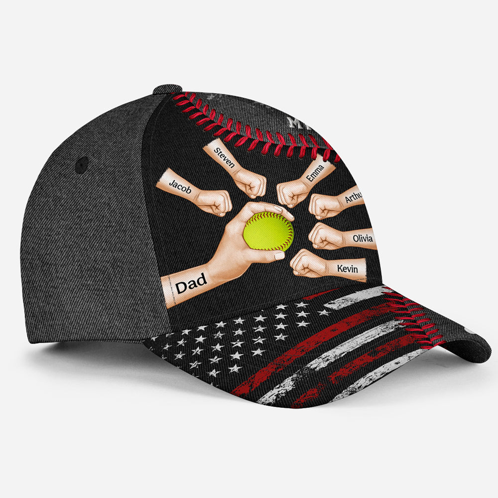 Baseball Love From My Favorite Player - Personalized Custom Classic Cap