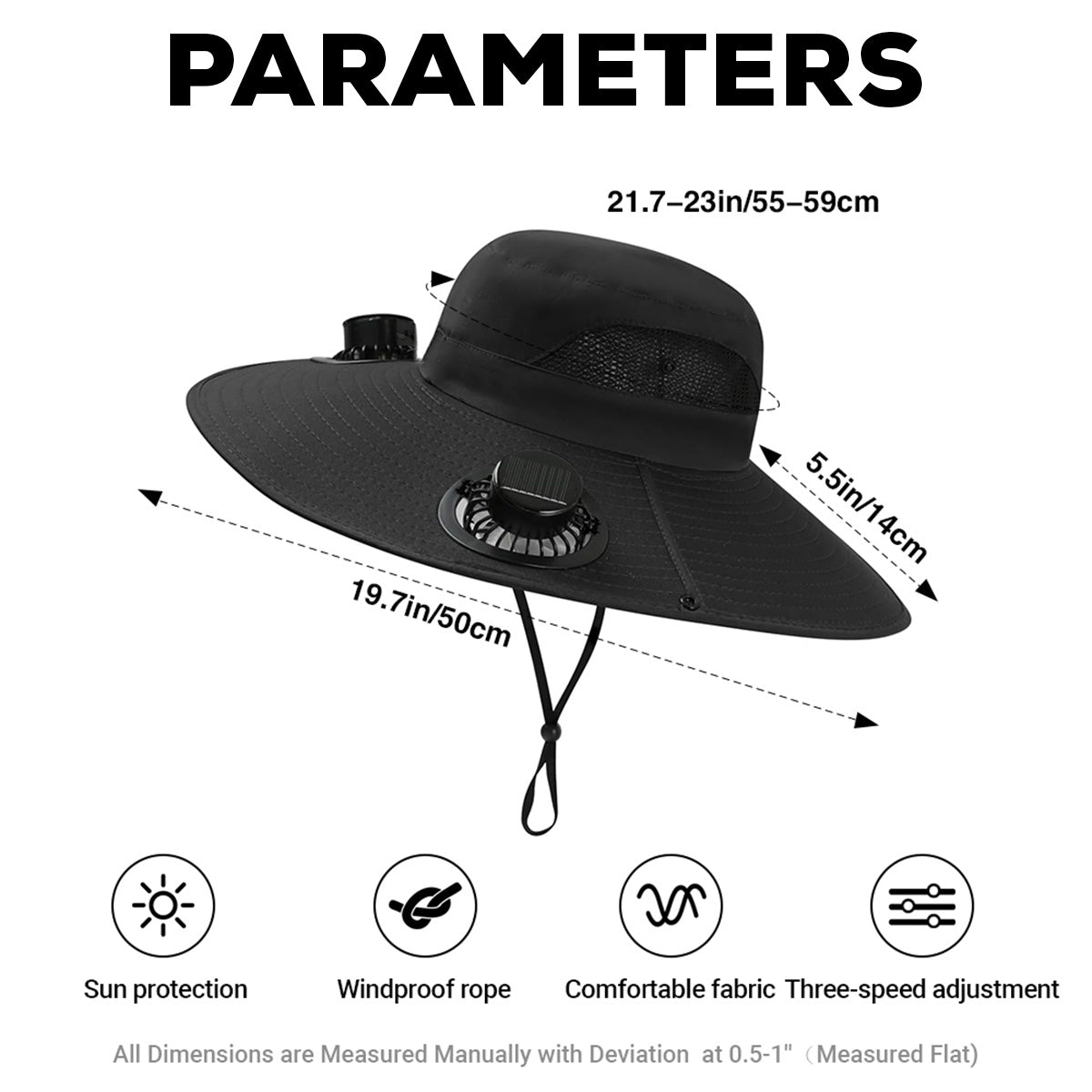 Hoeing Aint Easy- Personalized Custom Solar Fan Hat