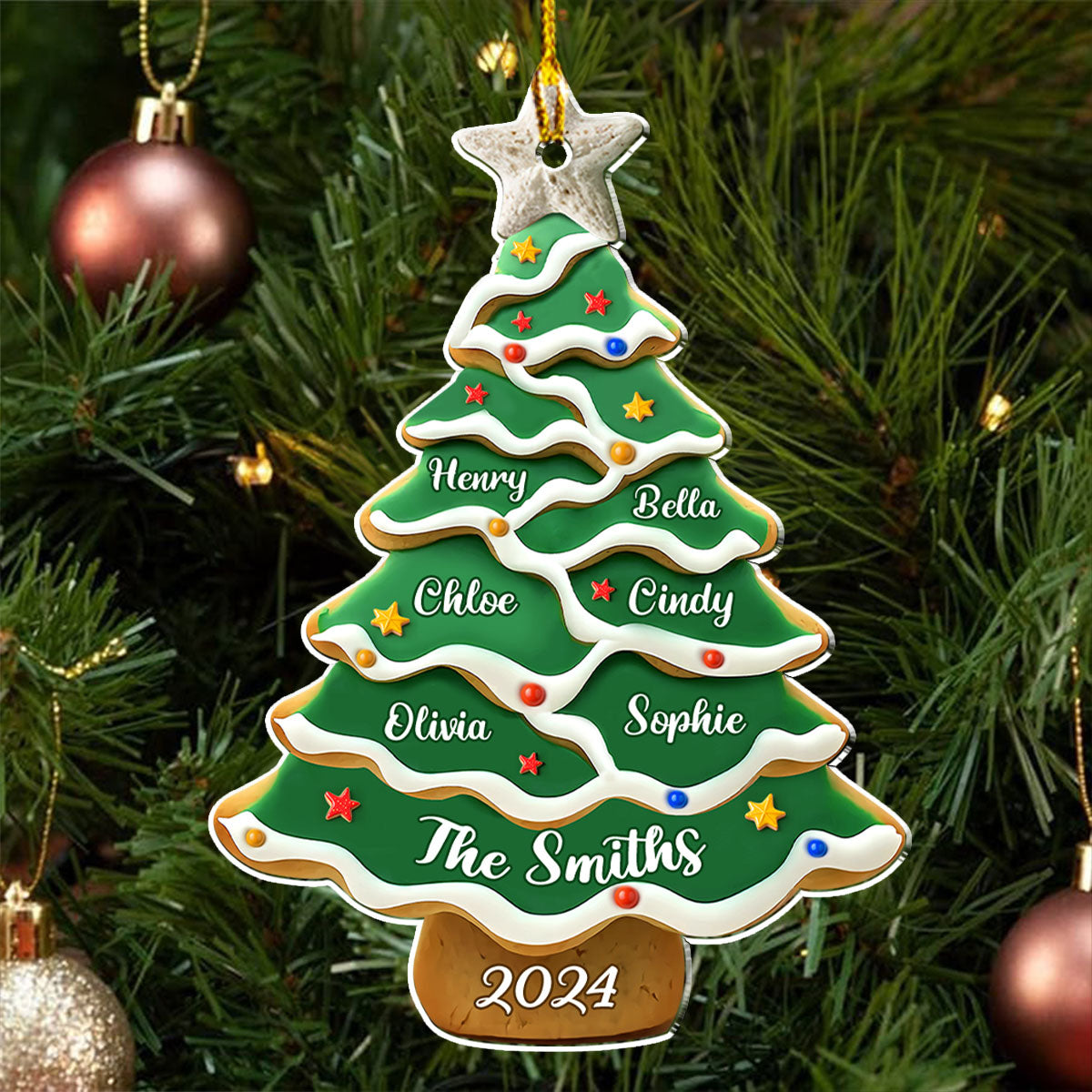 Christmas Tree - Personalized Custom Acrylic Ornament