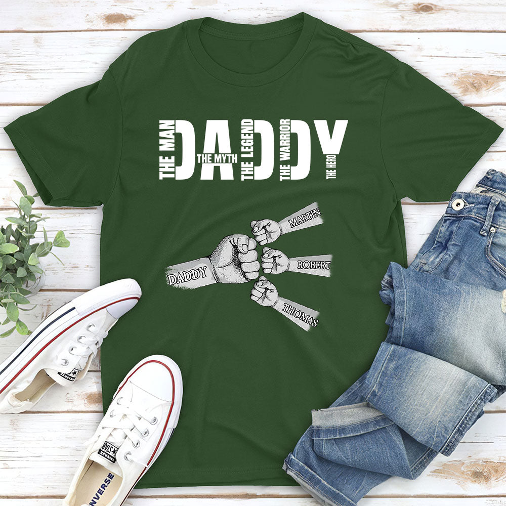 Dad The Man The Myth The Legend - Personalized Custom Shirt