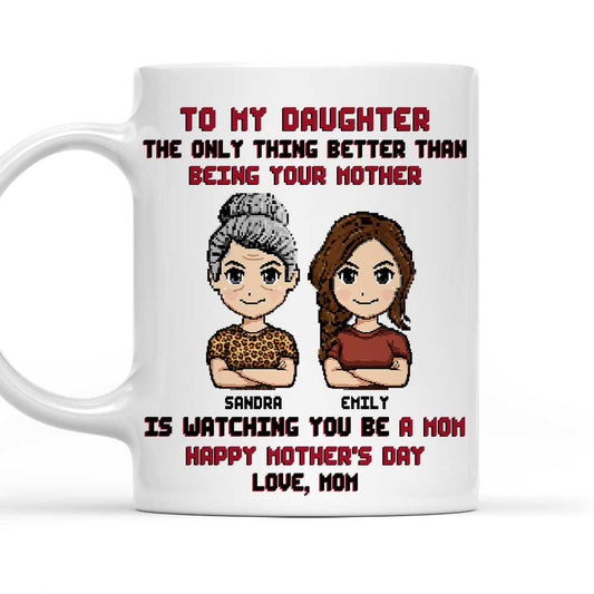 To My Daughter I Love You - Personalized Custom Coffee Mug