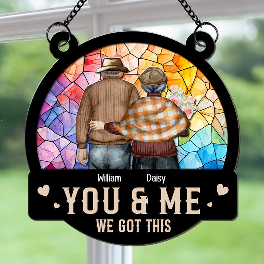 You & Me - Personalized Custom Suncatcher