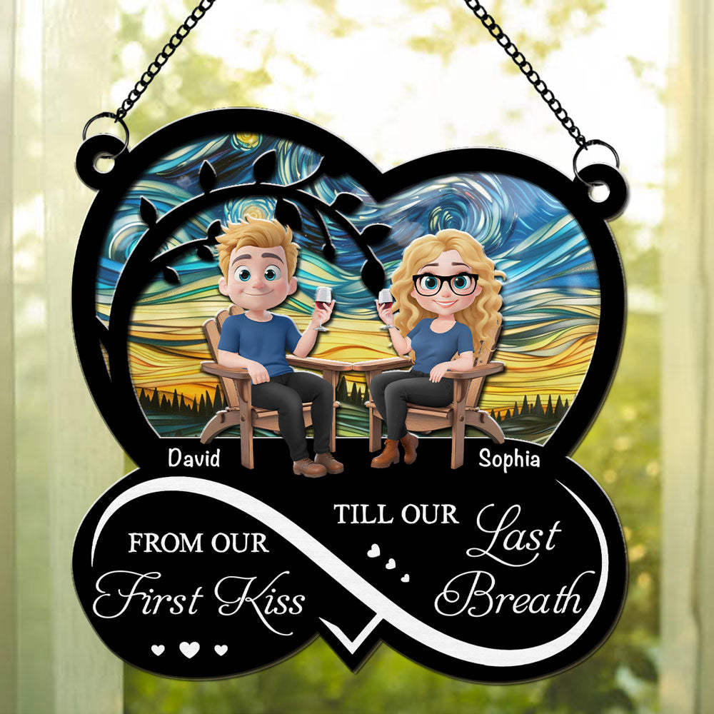 From Our First Kiss - Personalized Custom Suncatcher