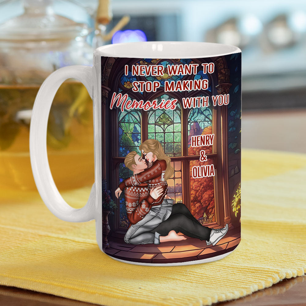 I Love You More With Each Passing Year - Personalized Custom Coffee Mug