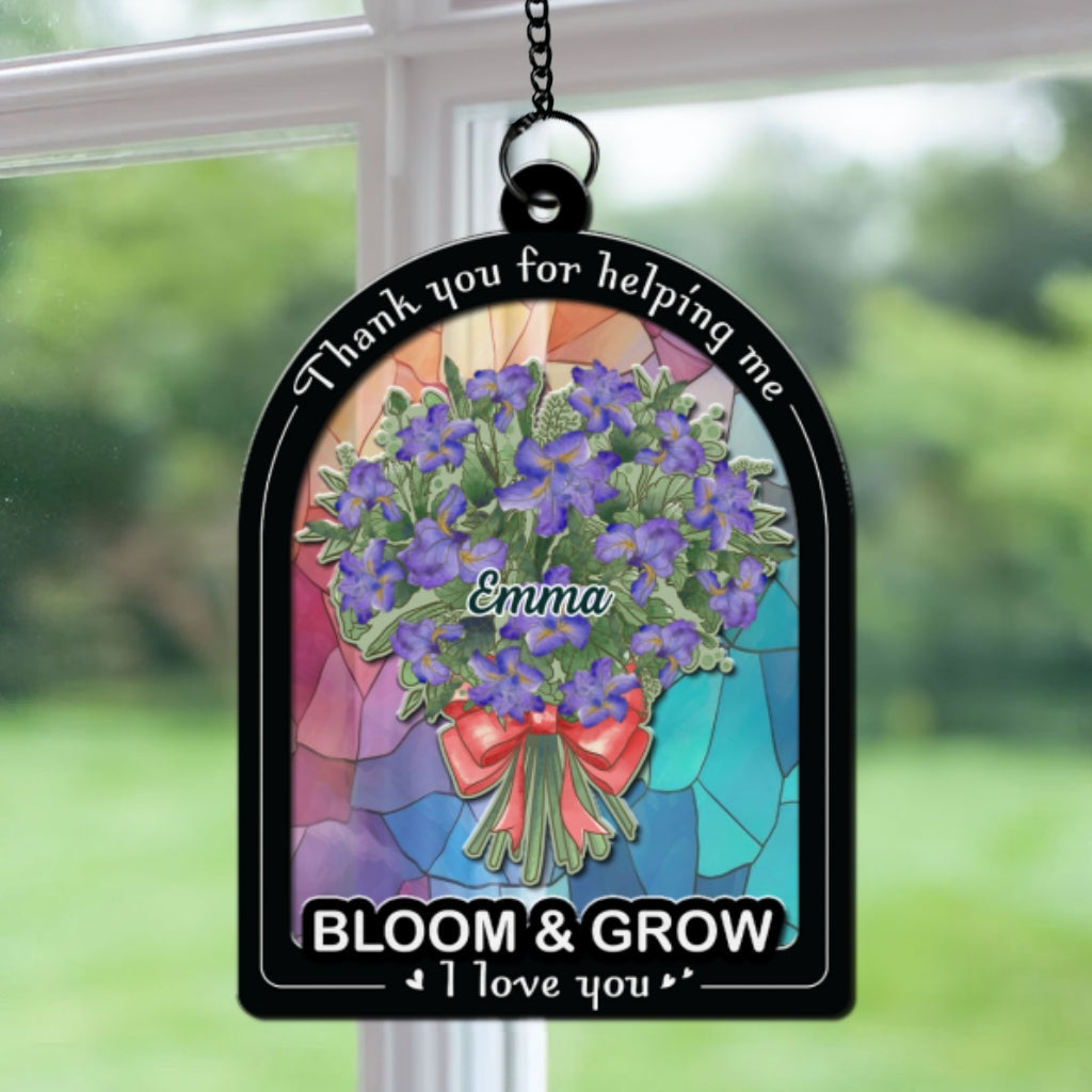 Love You A Bunch - Personalized Custom Suncatcher