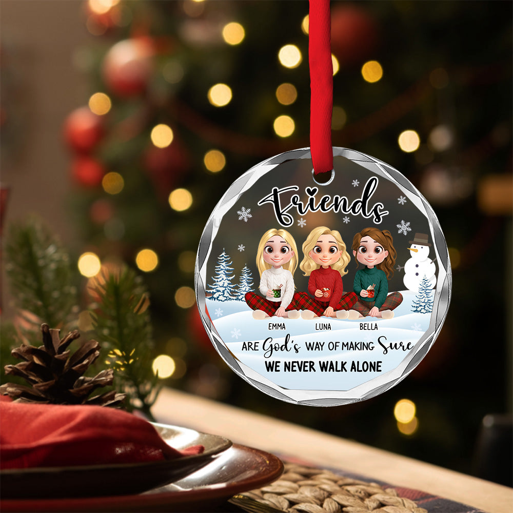 Way Of God - Personalized Custom Glass Ornament