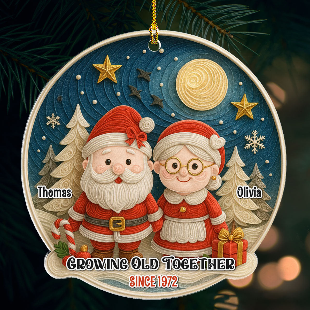 Winter Wonderland 2025 - Personalized Custom Acrylic Ornament