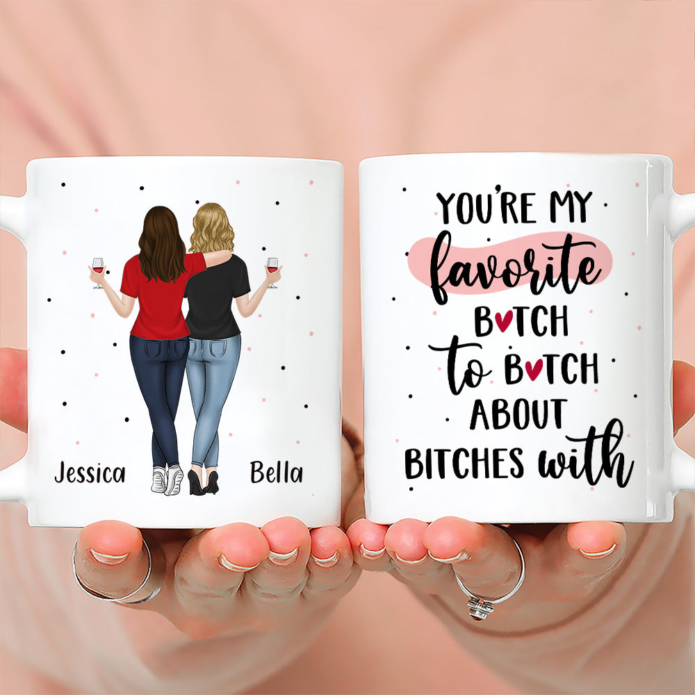 Best Besties -  Personalized Custom Coffee Mug