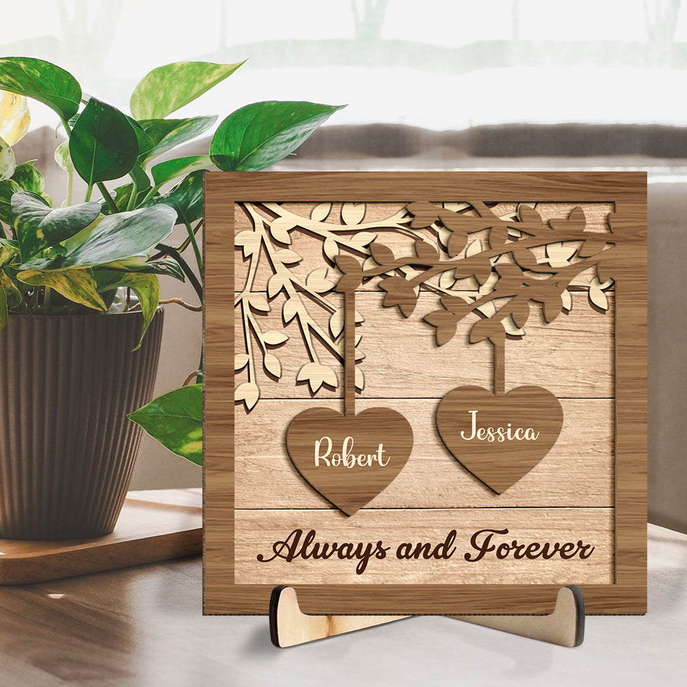 God Gave Me You -  Personalized Custom Wooden Plaque