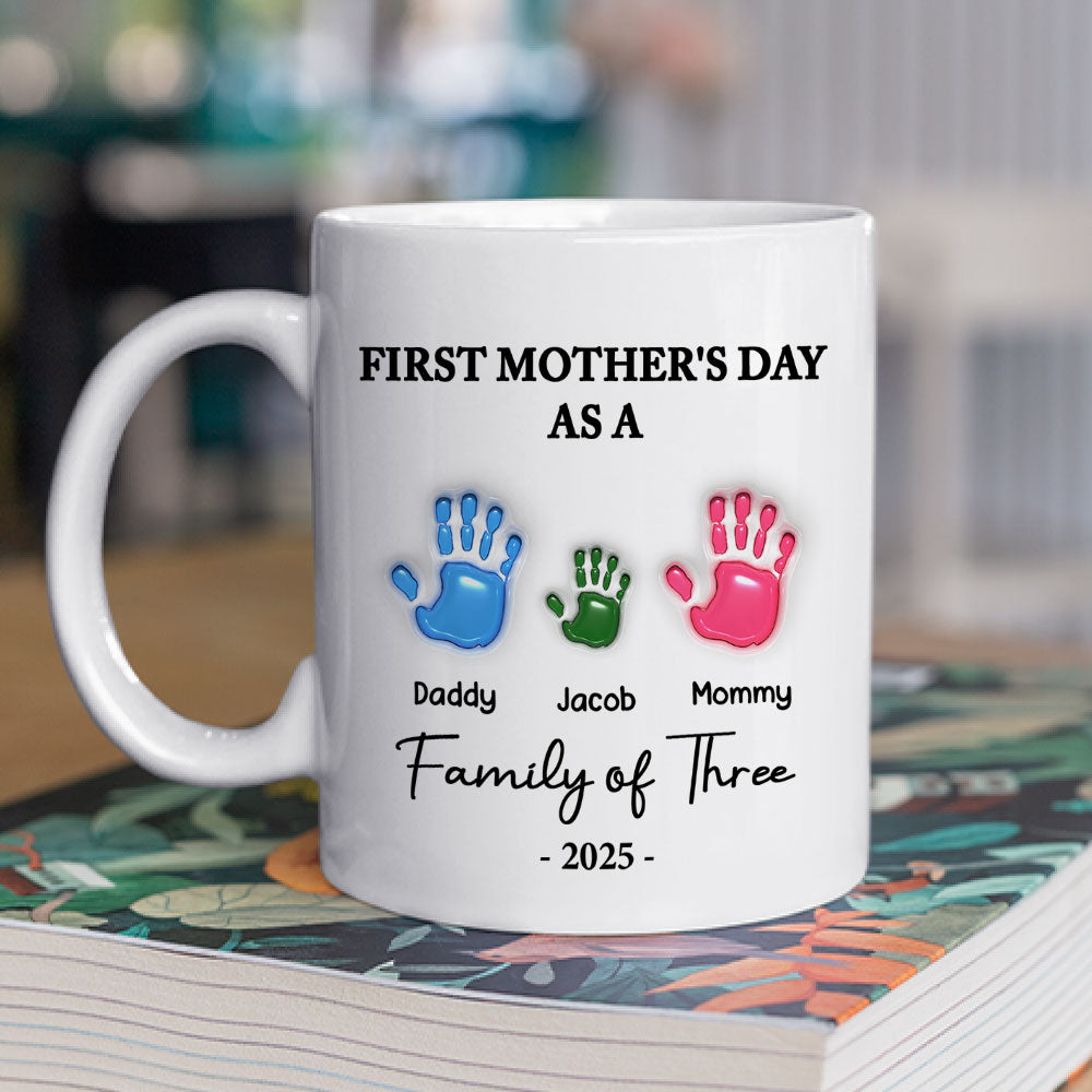 First Mother Day - Personalized Custom 3D Inflated Effect Mug