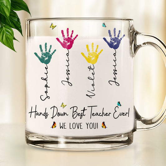 Best Teacher - Personalized Custom Glass Mug