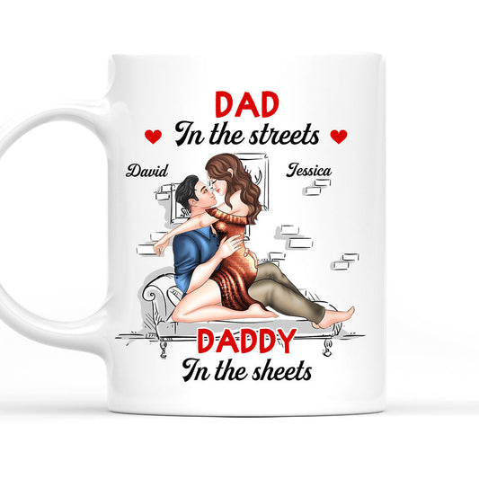 Sweet Outside Savage In Bed - Personalized Custom Coffee Mug