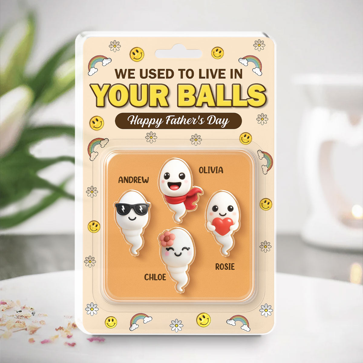 We Used To Lived In Your Balls - Personalized Custom Acrylic Plaque