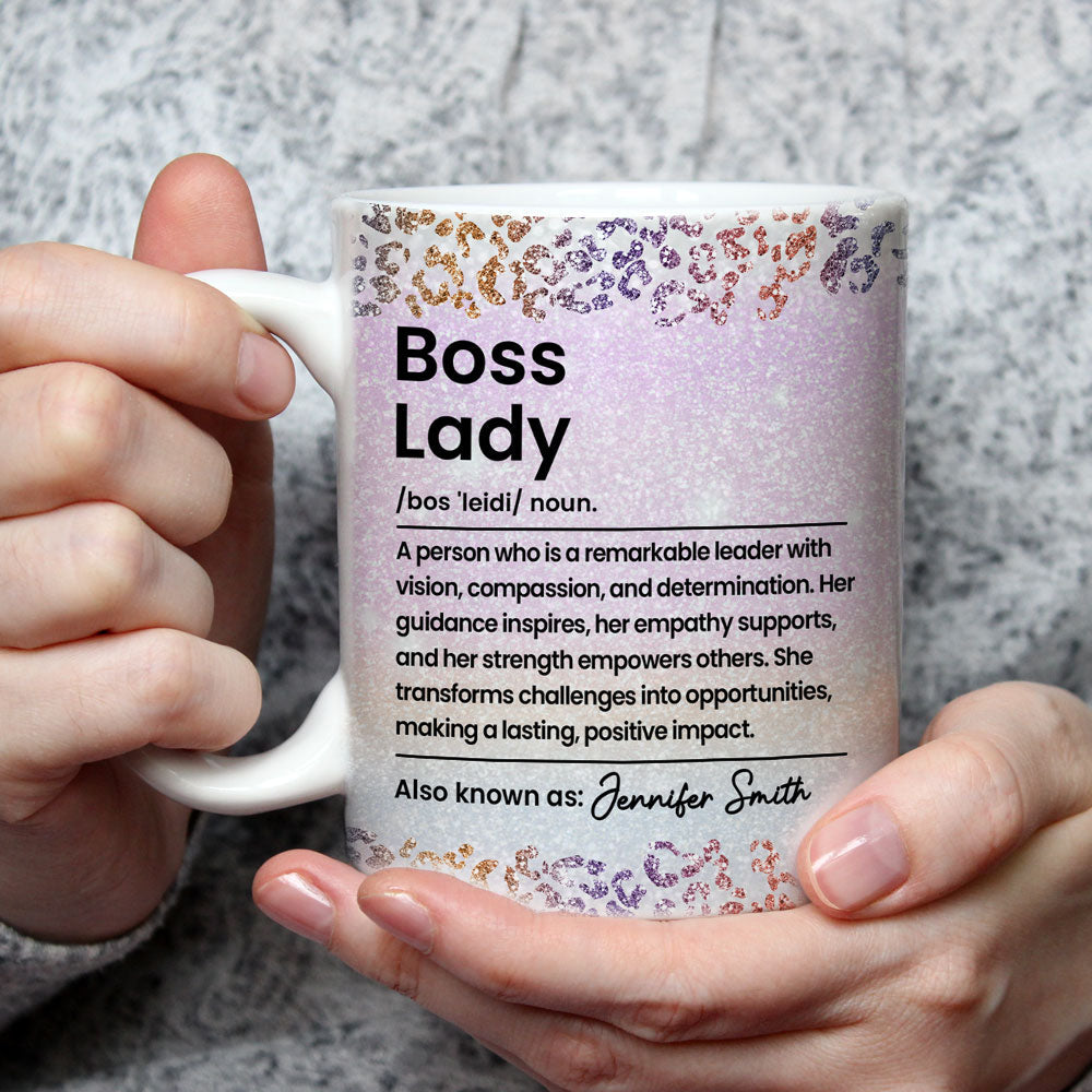 Boss Lady 2 - Personalized Custom Coffee Mug