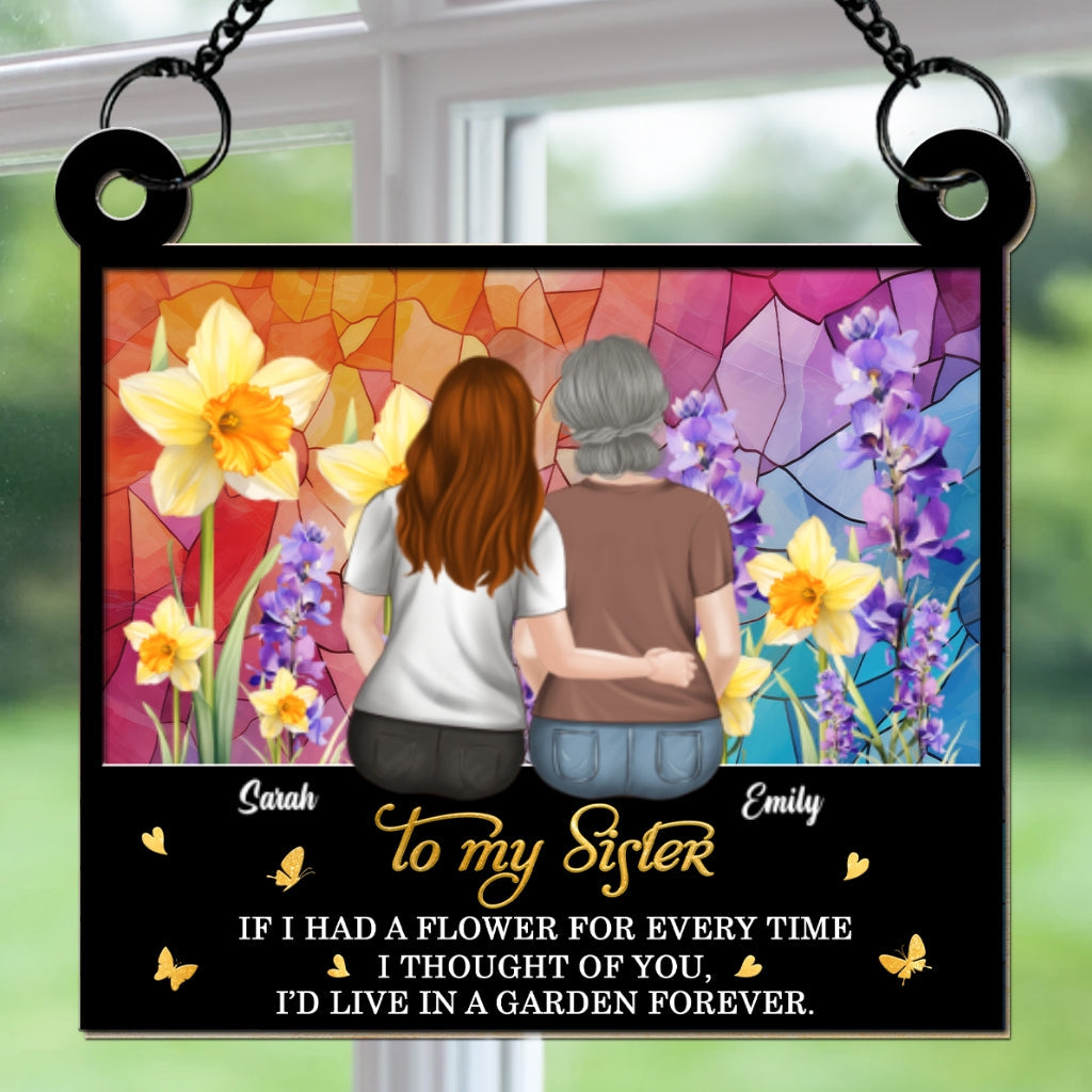 A Garden Of Love For You - Personalized Custom Suncatcher