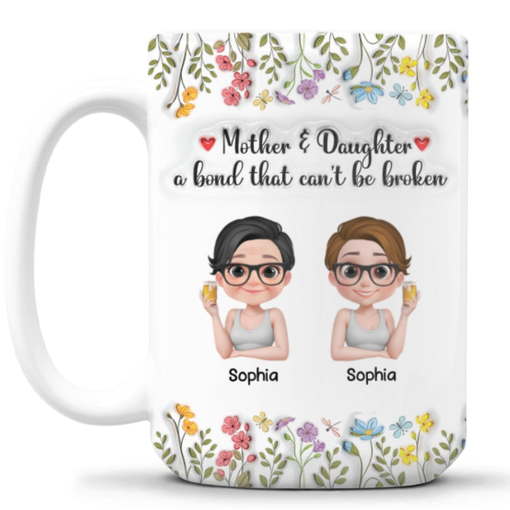 Unbreakable Bond - Personalized Custom 3D Inflated Effect Mug