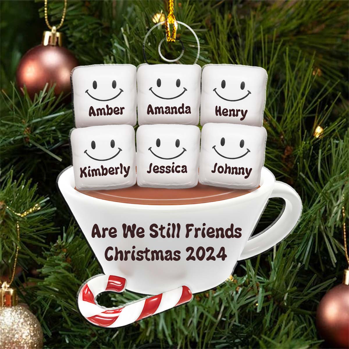 Are We Still Friends Hot CoCoa - Personalized Custom Acrylic Ornament
