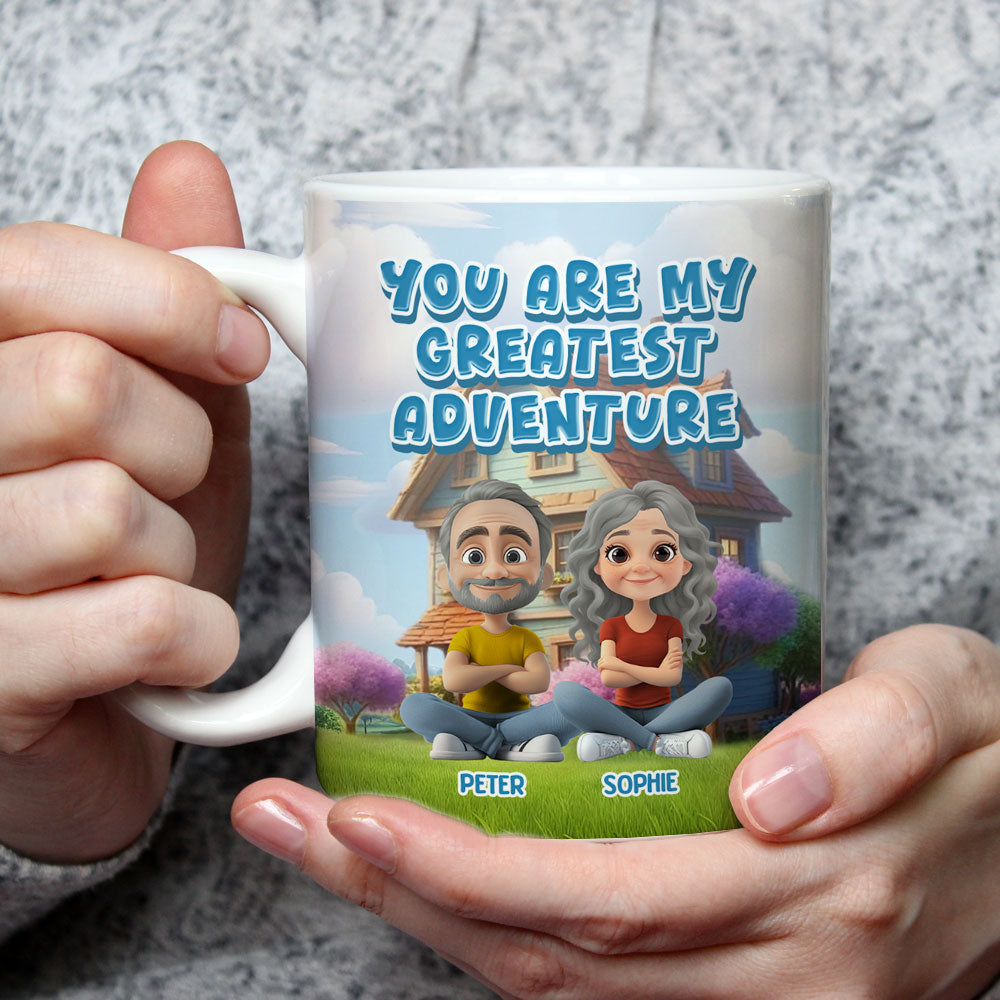 You Are My Greatest Adventure - Personalized Custom Coffee Mug
