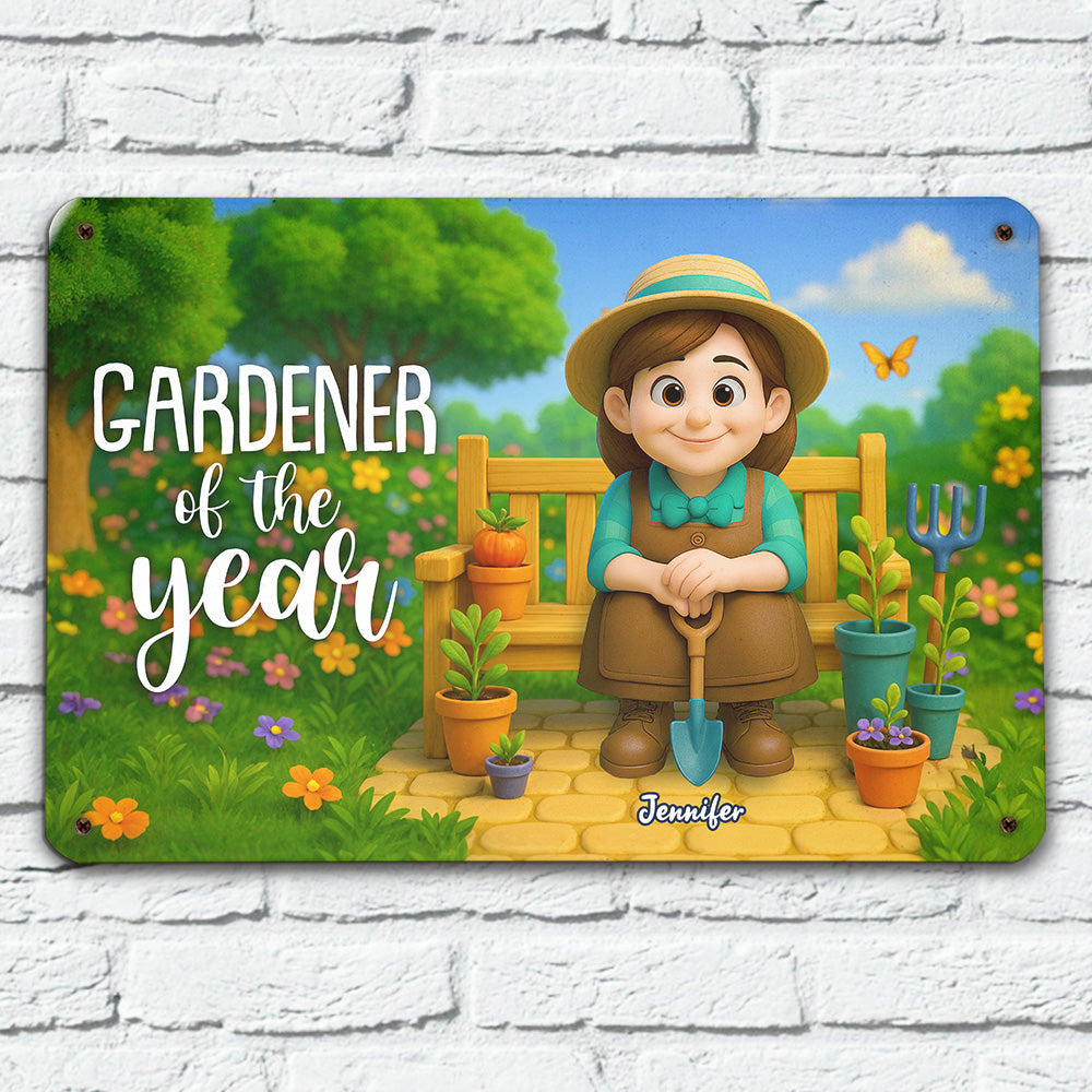 The Plant Whisperer - Personalized Custom Metal Sign