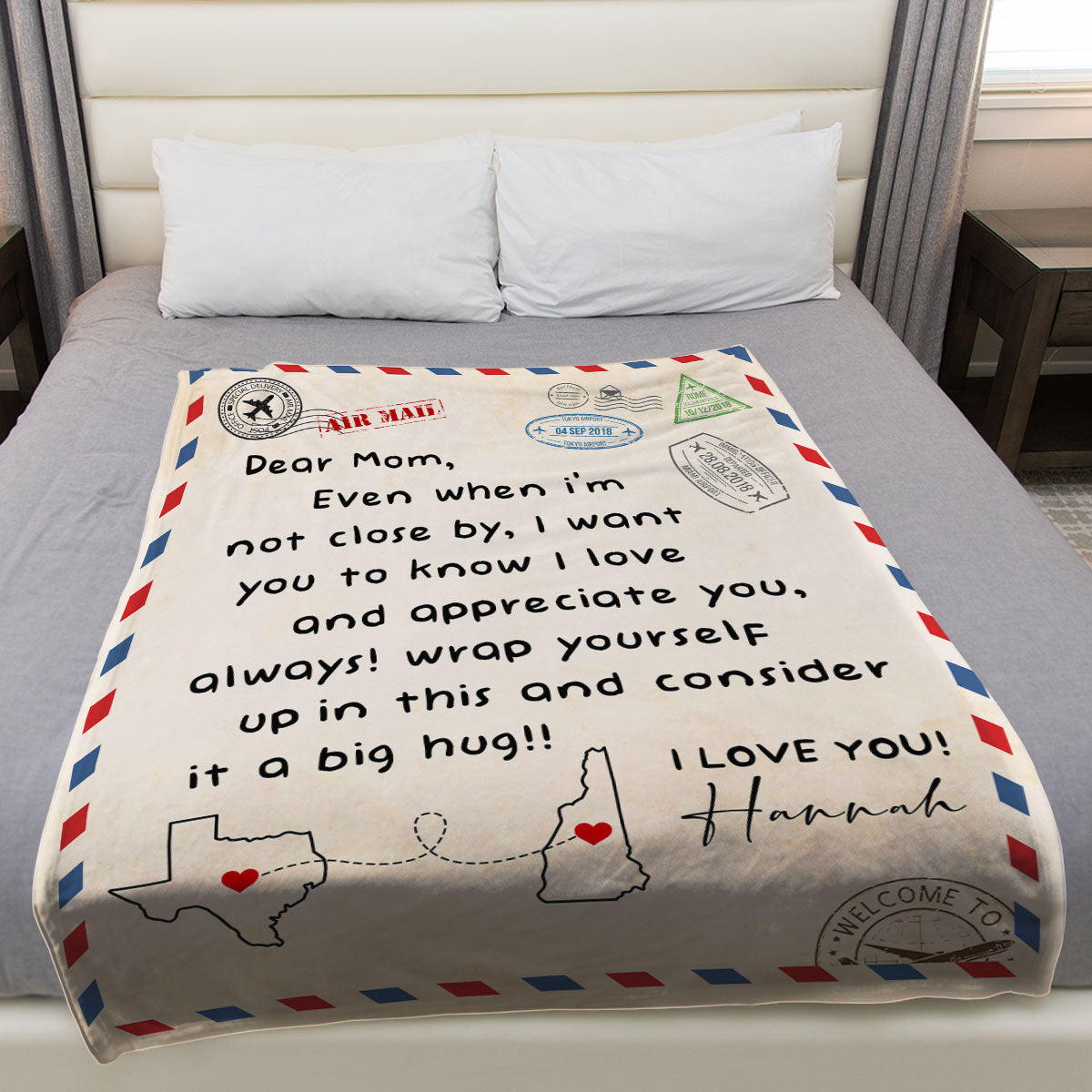 Love And Appreciate - Personalized Custom Fleece Blanket