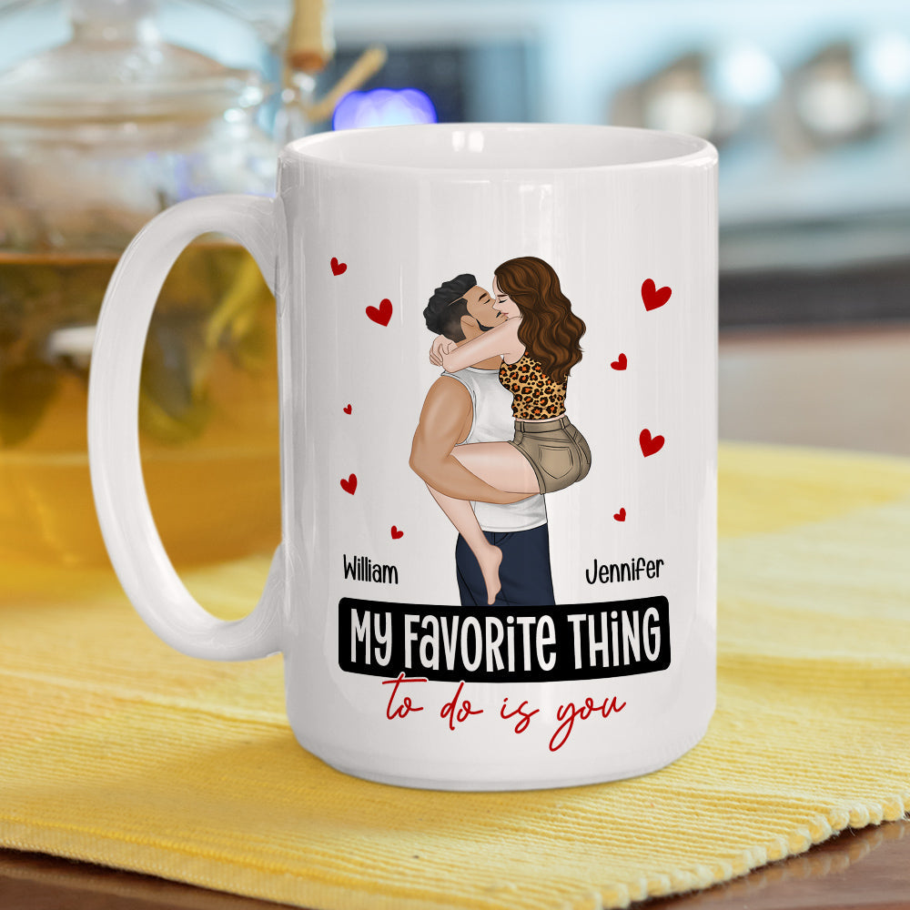My Favorite Thing - Personalized Custom Coffee Mug
