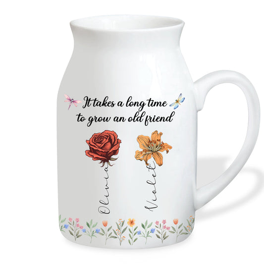 Grow An Old Friend - Personalized Custom Flower Vase