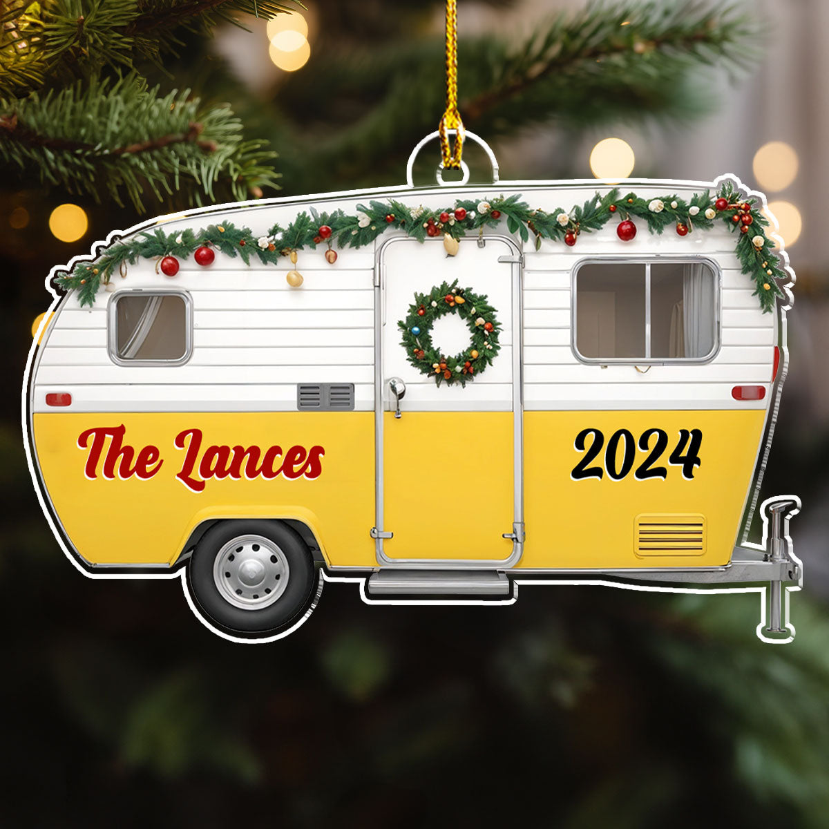 Our Camper - Personalized Custom Acrylic Ornament