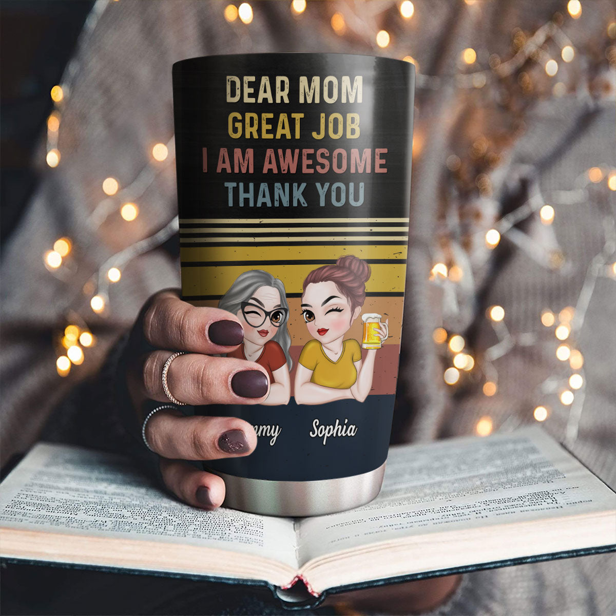 I Am Awesome Thank You - Personalized Custom Tumbler