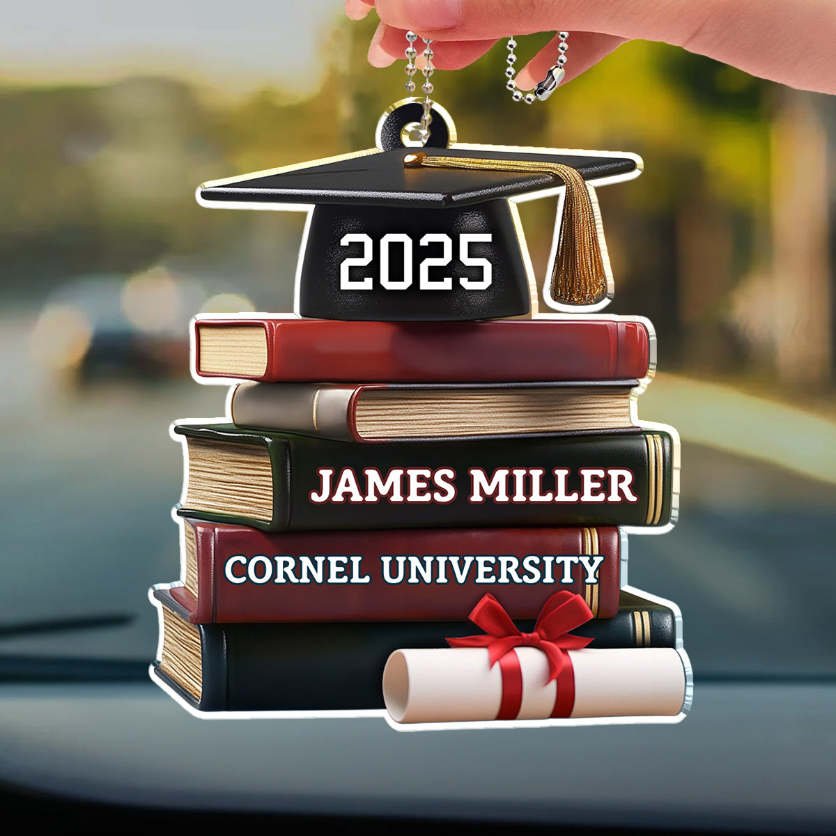Graduation Gift - Personalized Custom Car Ornament