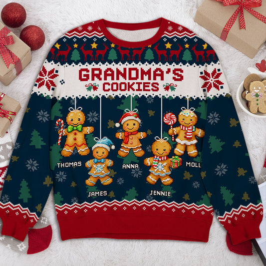 Grandma Cookies - Personalized Custom All-Over-Print Sweatshirt