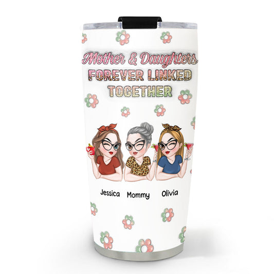 Our Love for You is Unbreakable Mom - Personalized Custom 3D Inflated Effect Tumbler