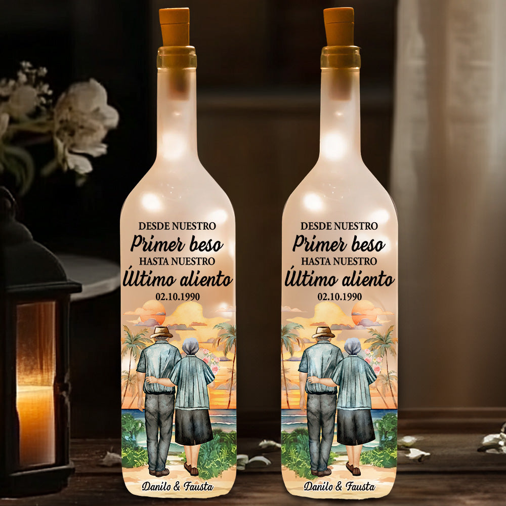 From Our First Kiss 2 - Personalized Custom Bottle Lamp