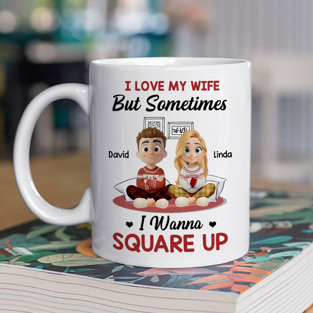 My Wife My Beautiful Headache - Personalized Custom Coffee Mug