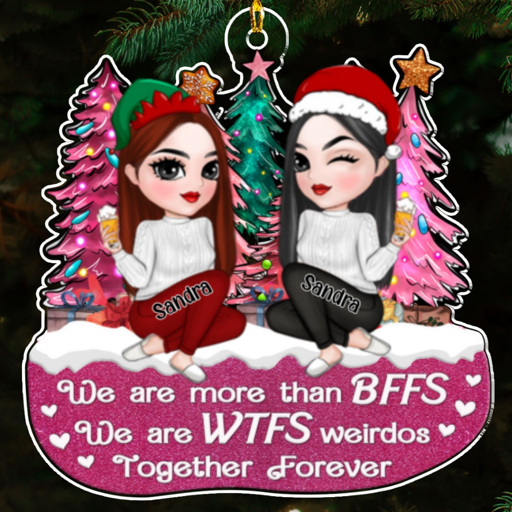 We Are More Than BFFS - Personalized Custom Acrylic Ornament