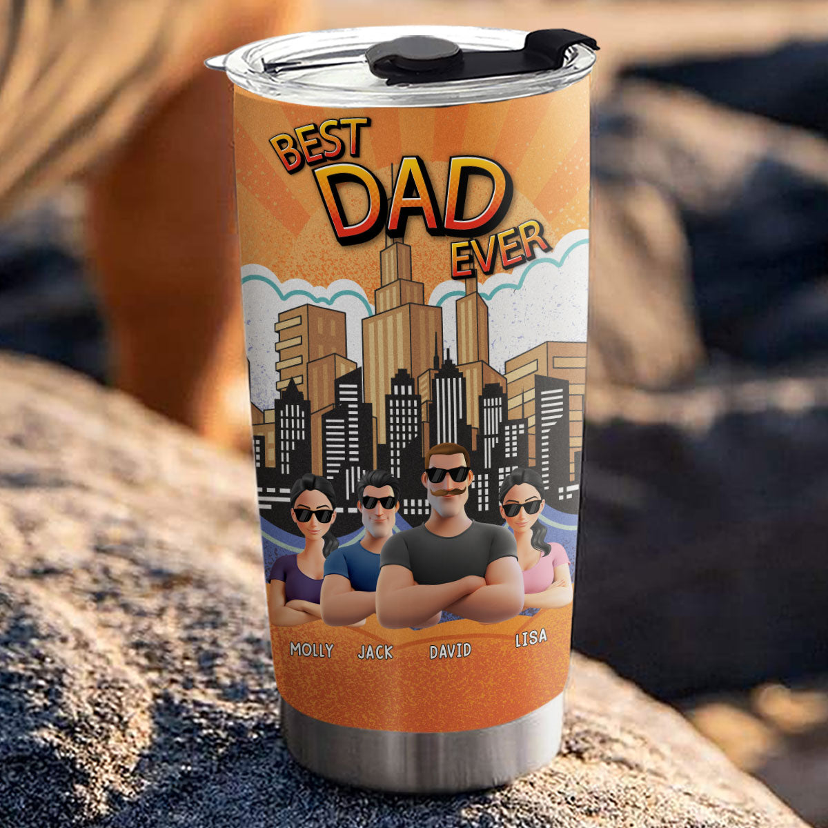 Super Daddy - Personalized Custom Tumbler